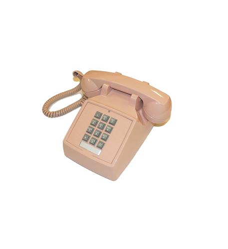 Cortelco 2500-V-BG 250013-VBA-20M Beige Traditional Desk Phone w/ Volume