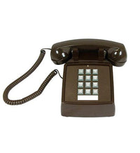 Cortelco 2500-V-BR 250045-VBA-20M Brown Traditional Desk Phone w/ Volume