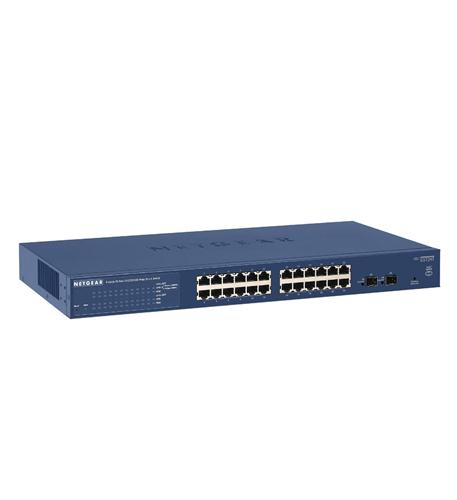 Netgear GS724T-400NAS ProSafe 24 Gigabit Ethernet Smart Managed Switch