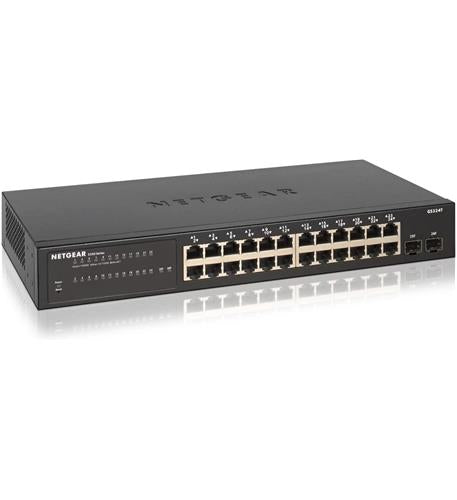 Netgear GS324T-100NAS 24 Port Gigabit Ethernet Smart Managed Pro Switch
