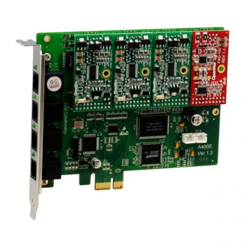 OpenVox A400E31 4 Port Analog PCI-E card + 3 FXS + 1 FXO