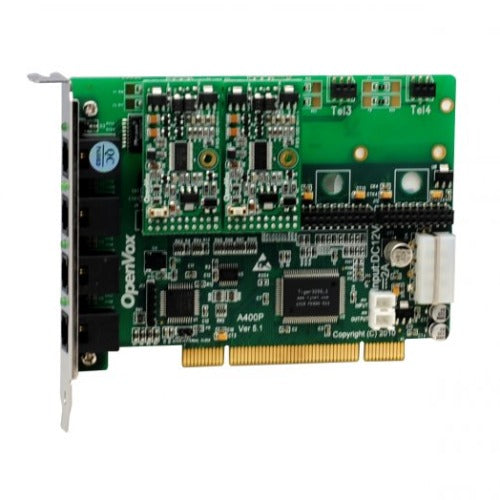 OpenVox A400P20 4 Port Analog PCI card + 2 FXS + 0 FXO