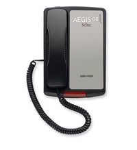 Scitec AEGIS-LB-08BK Single Line Black Lobby Phone No Dial Keys