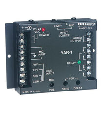 Bogen VAR1 Voice Activated Relay 2 set C Form (NO NC)