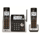 AT&T CL83213 2 Handset Black Cordless Answering System Caller ID/Call waiting