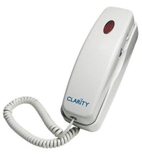Clarity C200 White Amplified Trimstyle Telephone Wall Mountable Coiled Handset