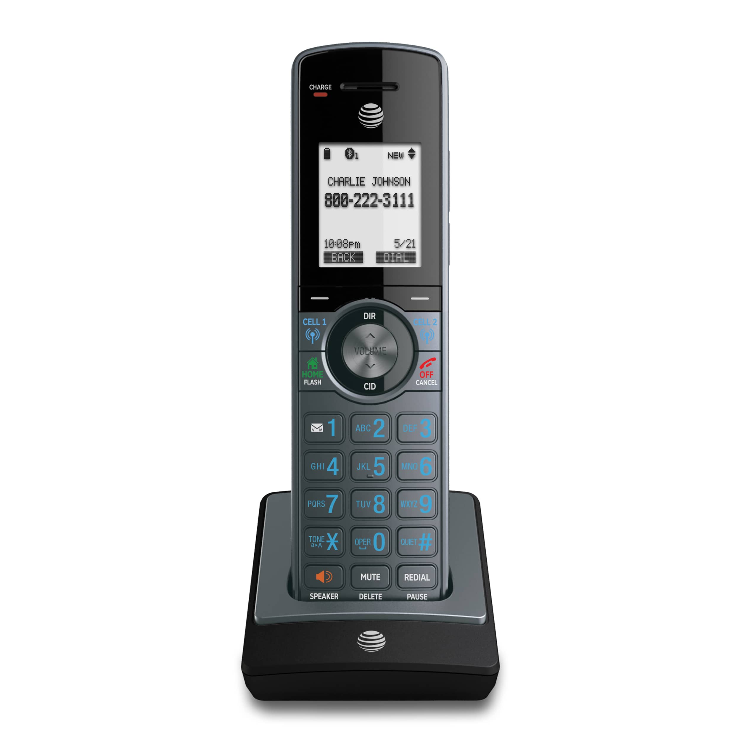 AT&T CLP99007 Accessory Handset Cordless Caller ID/Call waiting Connect to Cell™