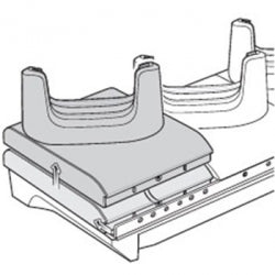 Zebra CRDCUP-NGTC5-05 TC53/TC58 Cradle Cup Replacement + Shims, 5 Pack