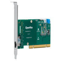 OpenVox DE130P Single Span T1 E1 J1 PRI PCI Card w Echo EC2032 Module Low Profile Adv