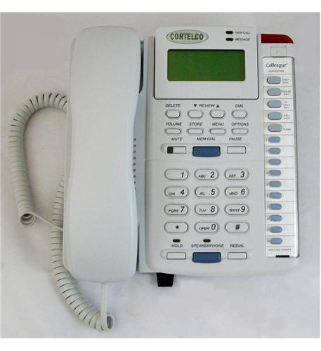 Cortelco 2200FROST Frost 220021-TP2-27E Colleague Single Line Corded Telephone