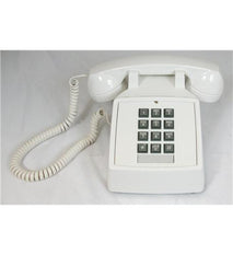 Cortelco 2500-V-WH 250015-VBA-20M White Traditional Desk Phone w/ Volume