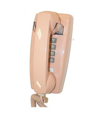 Cortelco 2554-V-BG 255413-VBA-20M Beige Traditional Mini-Wall Phone