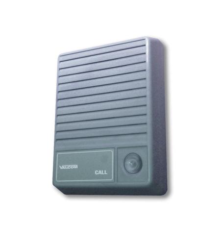 Valcom V-1074 Talkback Gray Doorplate Surface Speaker Weather Resistant