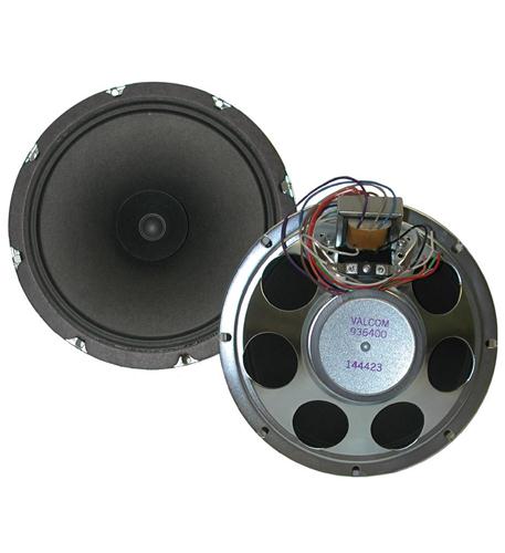 Valcom V-936400 8in 25/70 Volt Black Speaker