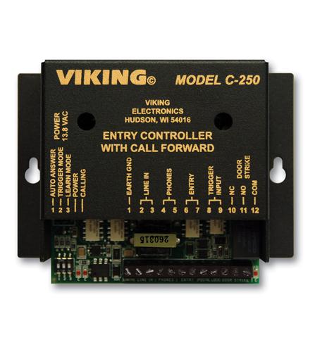 Viking C-250 Entry Phone Controller and Call Router Postal Lock Input