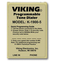 Viking K-1900-5 Touch Tone Programmable Hot Dialer Telephone Line Powered