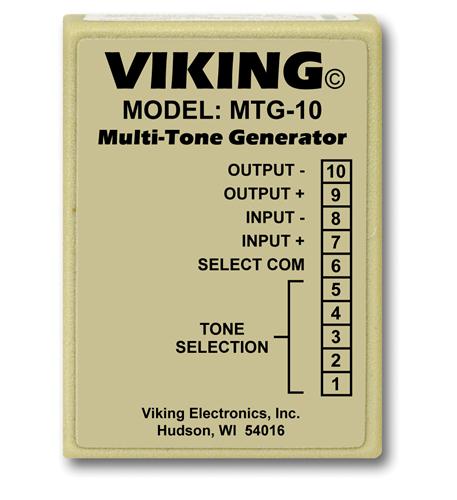 Viking MTG-10 Multi-Tone Generator Built-In Background Audio Source Fade-in/out