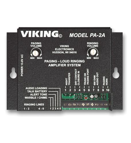 Viking PA-2A Paging Loud Ringing Amplifier System 8 Ohm Horn