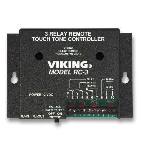 Viking RC-3 3 Output Relay Remote Touch Tone Controller Programmable