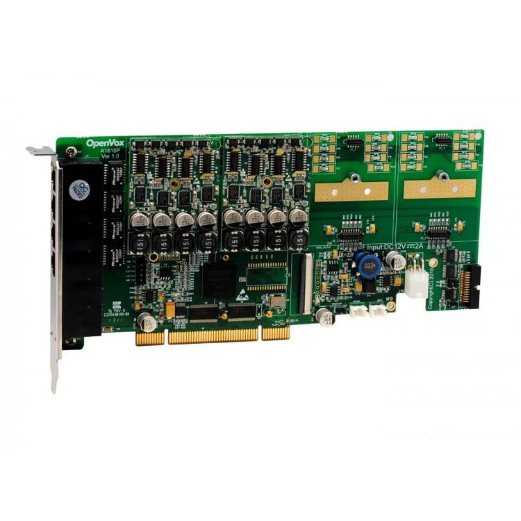 OpenVox A1610P20 16 Port Analog PCI Card 2 FXS400 0 FXO400