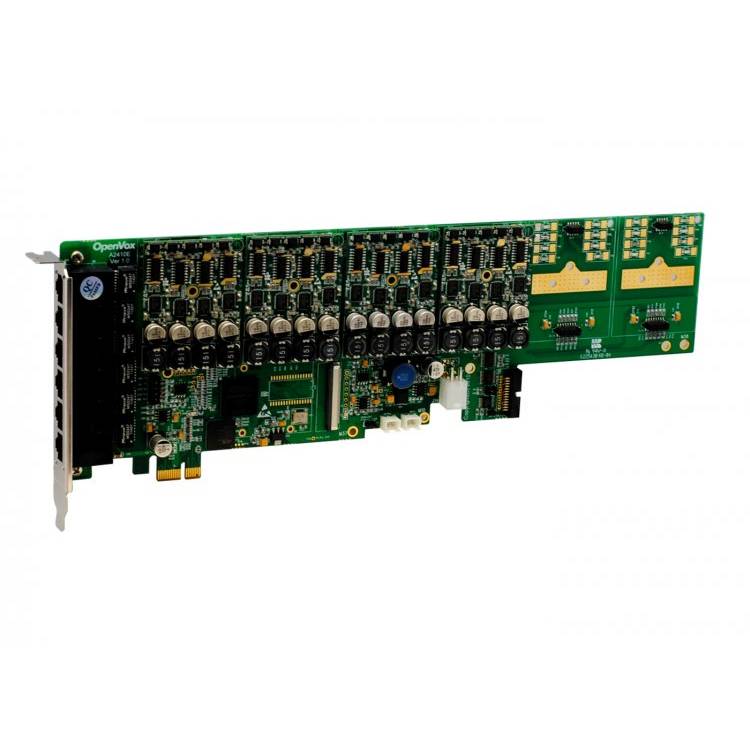 OpenVox A2410E40 24 Port Analog PCI-E Card 4 FXS400 0 FXO400