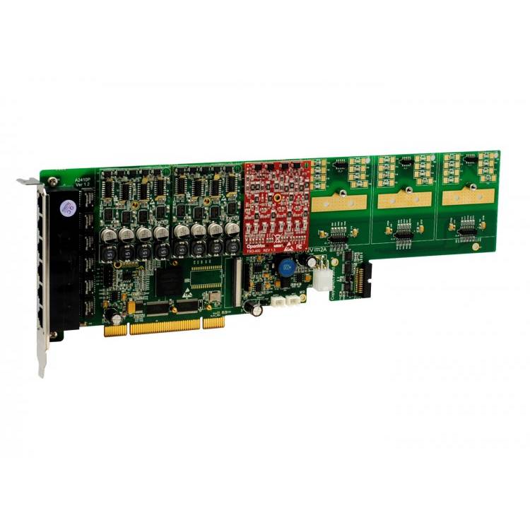 OpenVox A2410P21 24 Port Analog PCI Card 2 FXS400 1 FXO400