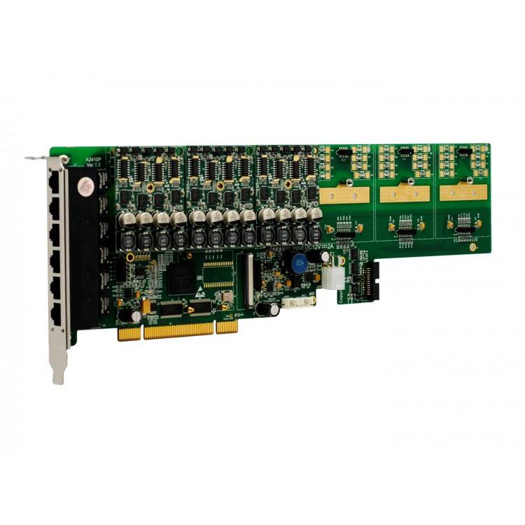 OpenVox A2410P30 24 Port Analog PCI Card 3 FXS400 0 FXO400