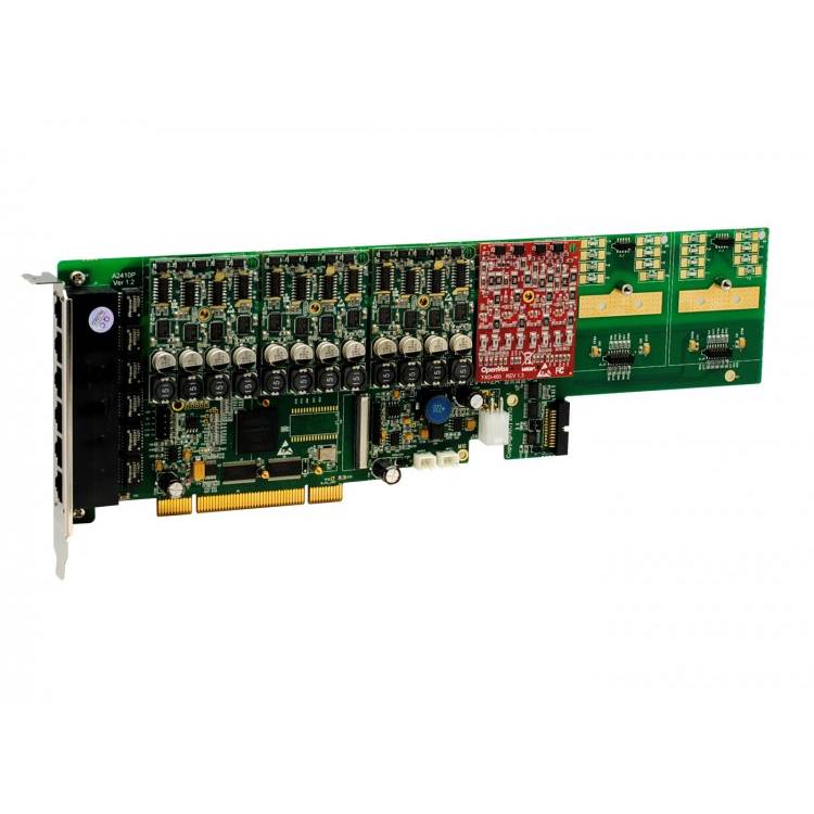 OpenVox A2410P31 24 Port Analog PCI Card 3 FXS400 1 FXO400