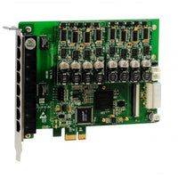 OpenVox A810E20 8 Port Analog PCI-E card base board + 2 FXS400 + 0 FXO400