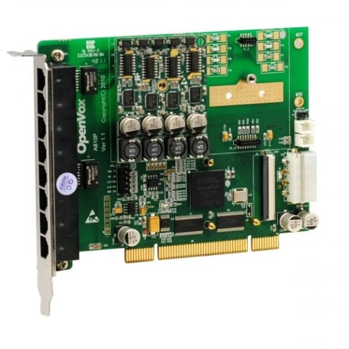 OpenVox A810P10 8 Port Analog PCI card base board 1 FXS400 0 FXO400