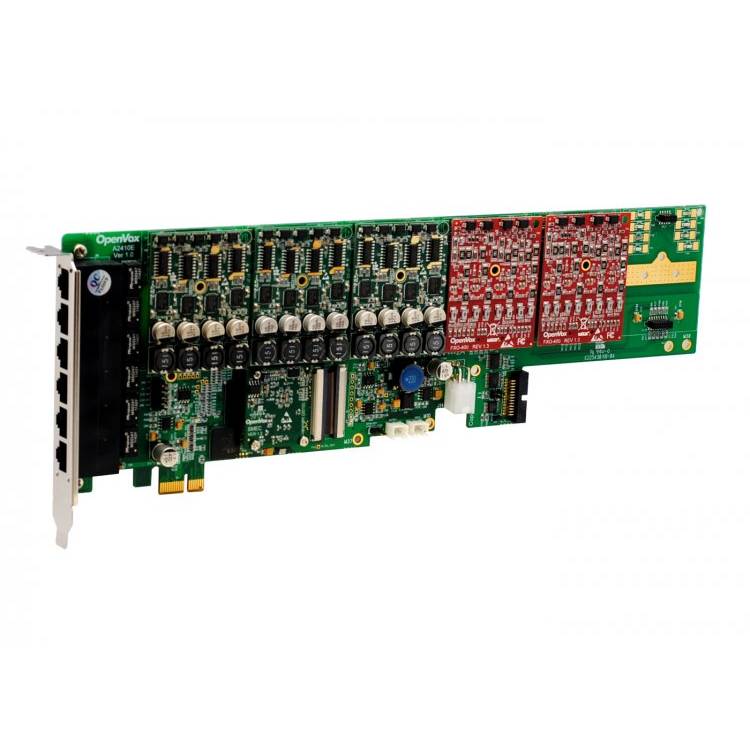 OpenVox AE2410E32 24 Port Analog PCI-E Card 3 FXS400 2 FXO400 w EC2032
