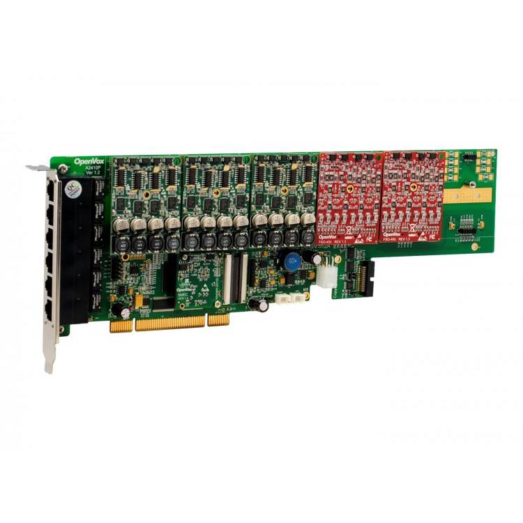 OpenVox AE2410P32 24 Port Analog PCI Card 3 FXS400 2 FXO400 w EC2032