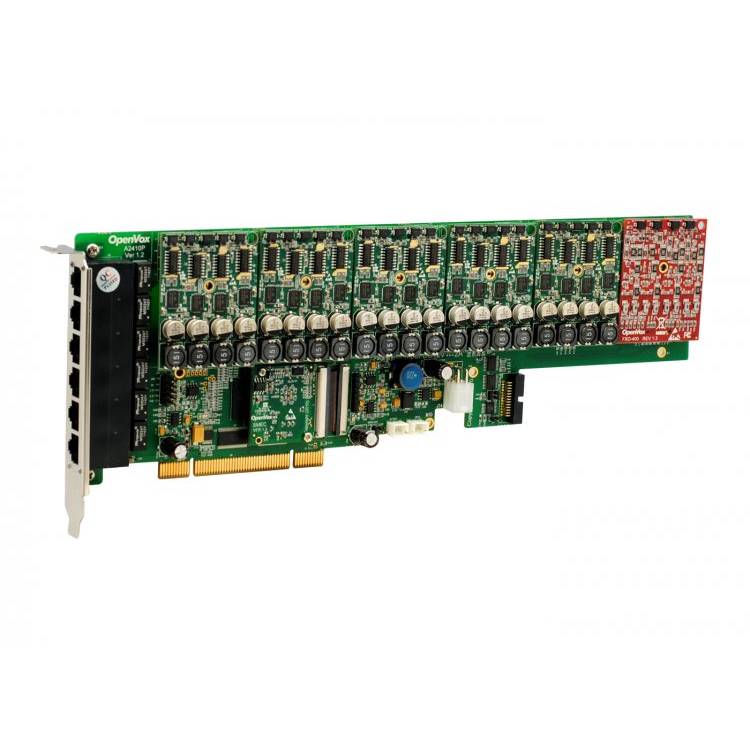 OpenVox AE2410P51 24 Port Analog PCI Card 5 FXS400 1 FXO400 w EC2032