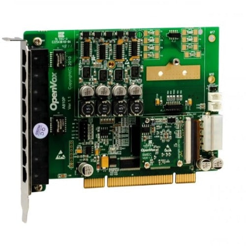 OpenVox AE810P10 8 Port Analog PCI card base board 1 FXS400 0 FXO400 w EC2032