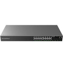 Grandstream GS-GWN7802 16 Gig Ethernet 4 SFP Enterprise Layer 2 Managed Switch