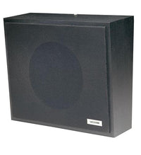 Valcom V-1016-BK 1 Watt One Way Black Wall Speaker Built In Amplifier