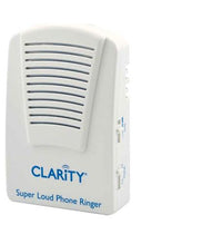 Clarity SR-100 White Super Loud Phone Ringer Adjustable Ring Tone 