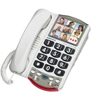Clarity P300 Amplified Phone Dial by Photo Large Buttons Ring Tone Adjustable