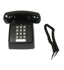 Cortelco 2500-MD-BK 250000-VBA-20MD Black Single Line Desk Telephone