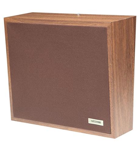 Valcom V-1063A Talkback Walnut Wall Speaker Built in Amplifier Volume Control