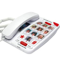 FutureCall FC-1007-SP White Picture Care Phone with Speakerphone