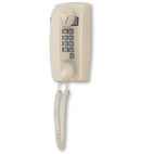 Cortelco 2554-27F 255444-VBA-27F Ash Wall Phone with Flash/Message Light