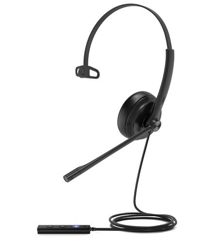 Yealink UH34-LITE-MONO-UC Lite Mono UC USB Wired Headset Plug and Play HD Voice