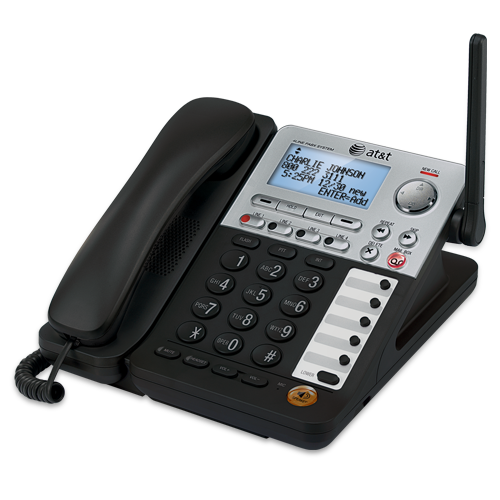AT&T SB67148 SynJ® 4-line cordless Deskset Business Phone System DECT 6.0
