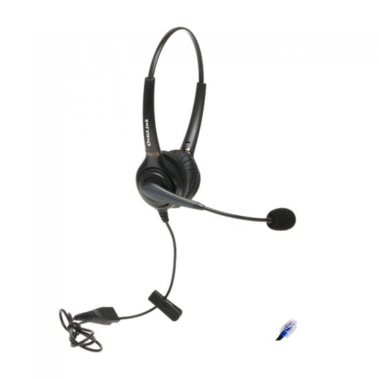 Ovis OVHS84 Dual Ear Cup Wired with Quick Disconnect BLU Plug for Infinity