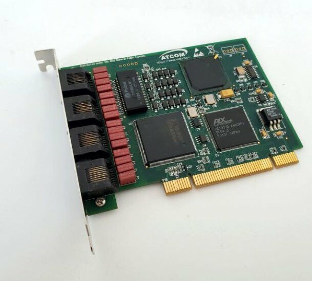 ATCOM AX4ET 4 Port T1/E1 PRI Asterisk PCI Card